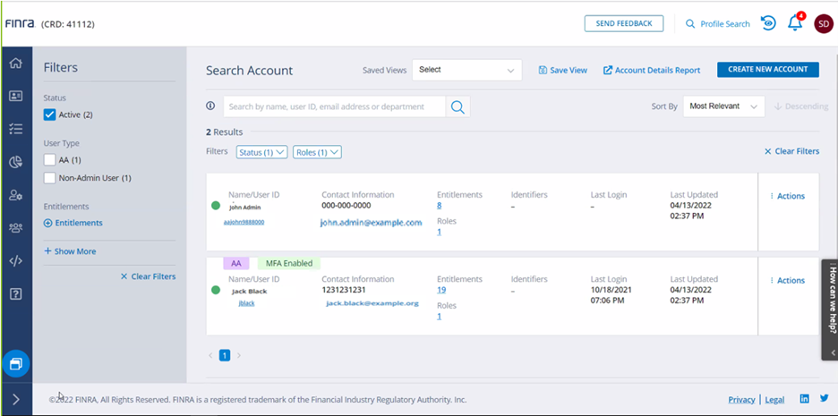 17.5 Step 4 Delete Role on Acct Addl